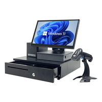 Système de caisse enregistreuse ultra-fin pliable, système de point de vente tout-en-un, terminal tactile POS, système POS de vente au détail