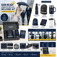 Ensemble de bienvenue pour employés, prêt pour la pluie, avec logo personnalisé, cadeaux d'entreprise, produits promotionnels, fournisseur OEM ODM
