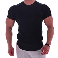 T-shirts de sport personnalisés pour hommes – Vêtements de fitness respirants en coton et polyester – Vente en gros directe usine