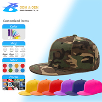 Gorra Trucker Snapback de 5 Paneles, Diseño Liso, Algodón, Bordada, para Hombre, de Alta Calidad, con Logotipo Personalizado, B&X OEM 2026