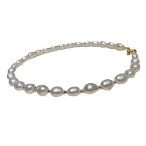 Collier en perles baroques atmosphériques de haute qualité pour femmes pour l'automne et l'hiver - Accessoires de beauté naturels - Product Image 5