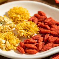 Thé Premium aux Chrysanthèmes et Baies de Goji, Thé aux Fleurs et Herbes de Style Chinois en Sachet, Produit Brut pour la Santé, Marque Privée, Usine OEM