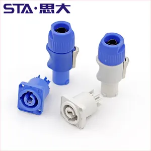 موصل بوركون <span class=keywords><strong>3</strong></span> دبابيس 20A V أزرق NAC3FCA رمادي فاتح NAC3FCB موصل مهنة عرض الصمام - Product Image 2