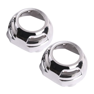 Sanvi 3 Inch Chrome Color LED Projector Lens Kits Car Light Parts Shrouds Cover for Auto Lighting Accessories Part - Product Image 3