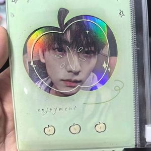 New Kpop Idol Custom Design PVC Plastic Photo Card Holder With Keychain Album Photo Card Holder With Prrotect Film - Product Image 6