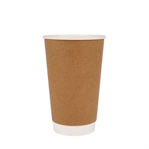 Gobelets en papier à double paroi personnalisés avec logo et taille sur mesure pour boissons chaudes, thé, jus, lait, café - Product Image 2