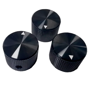 25*15mm bouton en aluminium massif HiFi haut de gamme <span class=keywords><strong>Audio</strong></span> AMP DAC <span class=keywords><strong>CD</strong></span> potentiomètre contrôle du Volume 6mm arbre CNC usiné anodisé - Product Image 1