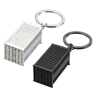 Llavero Metálico Creativo con Forma de Mini Contenedor, Llavero 3D de Contenedor de Remolque para Regalo Promocional de Empresa de Transporte - Product Image 2