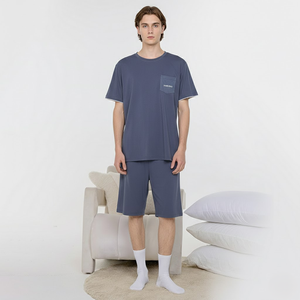 Conjunto de Pijamas de Verano EcoCosy con Ácido Hialurónico para Mujer y Hombre, Ropa de Dormir Transpirable con Tacto Fresco y Sujetador Incorporado - Product Image 3