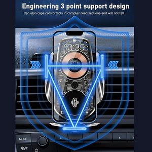 45W loại C + sạc nhanh 3.0 sạc xe hơi với LED kỹ thuật số vôn kế - Product Image 3