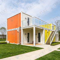 Unité de conteneur préfabriqué FLKT, classe modulaire, dortoir pour étudiants, maison mobile en conteneur maritime