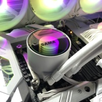 SAMA INTEL - Enfriador de Agua para CPU de PC, Radiador de Cobre con Iluminación LED RGB de 240 mm, Original