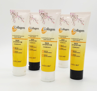 Vente en gros OEM Tubes stratifiés aluminium/plastique 90 ml Blancs pour Crème Visage et Lotion avec Bouchon Plat à Rabat Sérigraphié Modèle LX574