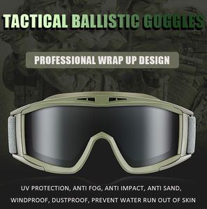 ANSI Z87.1 ו CE EN166 2.8mm טקטי Eyewear 3 להחלפה עדשות משקפיים בליסטי ירי שמש משקפיים - Product Image 5