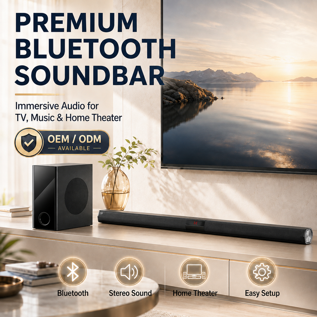 2.1 Advanced Multimedia Speaker System With Subwoofer Wireless Blue Tooth Home Theater Speaker System Sound Bar for TV