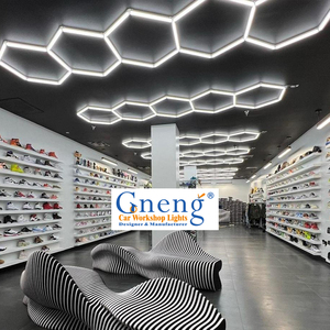 Chống chói nhà để xe ánh sáng Trần hình lục giác ánh sáng Hive thiết kế tổ ong đèn barbershop đèn LED - Product Image 4