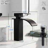 Robinet de lavabo moderne en acier inoxydable 304 avec mitigeur chaud/froid à poignée unique, personnalisable OEM/ODM, vente en gros d'usine