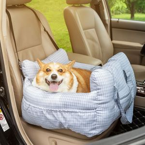 Asiento de Coche para Mascotas, para Perros Pequeños y Medianos, Desmontable y Lavable, Cama Portátil para Gatos, de Poliéster - Product Image 5