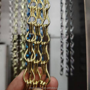 Cortina de Eslabones de Cadena de Aluminio de 1.6 mm de Diámetro, Cortina de Eslabones de Cadena de Malla Fina para Diseño de Interiores de Alta Gama - Product Image 5