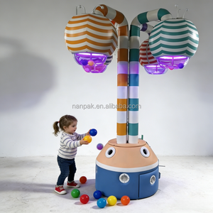 Équipement de jeu intérieur Thème Arbre pour enfants : Fosse sensorielle, Fontaine à balles, Machine à disperser les balles rotative, Aire de jeux souple pour Centres Commerciaux et Cafés - Product Image 1