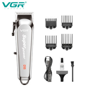 VGR V-060プロフェッショナル充電式電気メンズヘアトリマークリッパーLEDディスプレイ付きコードレスヘアカッティングマシン - Product Image 2