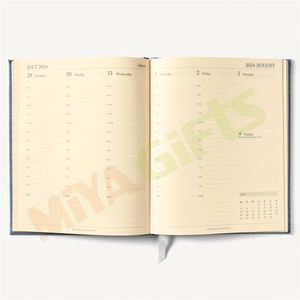 Tùy chỉnh in logo cá sấu Croc máy tính xách tay da A4 thư kích thước lớn Tạp Chí Nhật Ký Bìa hàng tuần 12 tháng kế hoạch chương trình nghị sự - Product Image 2