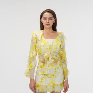 Minifalda Personalizada con Estampado y Volantes en Línea A para Mujer - Product Image 6