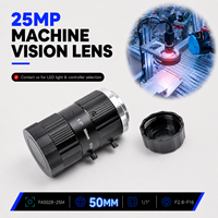 50 mm 25 MP Fa5028-25M Professionelles Bildverarbeitungsobjektiv 1,1 Zoll C-Mount Präzisions-Dimensionsmessung Halbleiteranalyse