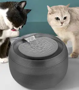 2023 아마존 자동 전기 애완 동물 스마트 음료 분수 고양이 물 필터 마시는 물 디스펜서 분수 애완 동물 개 고양이