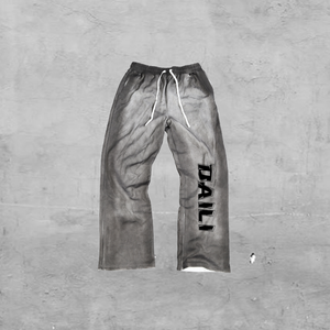 OEM fabricante personalizado doble cintura cordón bordado 100% algodón ecológico transpirable deportes Pantalones rectos de los hombres - Product Image 4