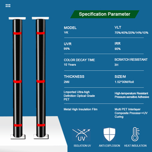ฟิล์มกรองแสงรถยนต์ PET แบบยูนิเวอร์แซล รุ่น VK20 ซีรีส์ <span class=keywords><strong>V</strong></span>-<span class=keywords><strong>KOOL</strong></span> <span class=keywords><strong>ราคา</strong></span>คุ้มค่า - Product Image 3