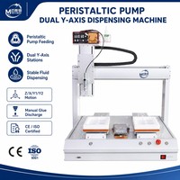 Machine de remplissage automatique de liquides, type pompe péristaltique, robot de distribution de colle à double axe Y, étalonneur de précision 4 axes Maistone