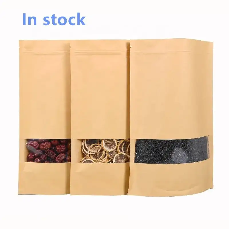 カスタム印刷されたプラスチックパッケージフードバッグZiplockポーチスタンドアップスナック再想像可能な収納食品包装バッグ