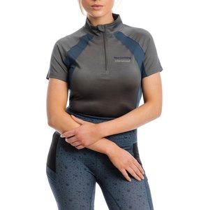 Rider show-camisa Ecuestre para mujer, camisa personalizada de competición OEM, para montar a caballo, am562 - Product Image 1