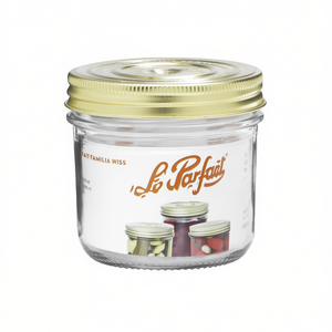 Le Parfait Storage Jar 100 Ml With Gold Lid For Preserving Food - Product Image 2