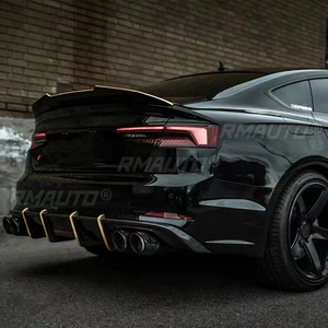 สปอยเลอร์หลังคาร์บอนไฟเบอร์แท้ สำหรับ Audi A5 S5 RS5 B9 4 ประตู คูเป้ สปอร์ตแบ็ค รุ่น PSM ปี 2017 18 19 20 21 22 2023 - Product Image 4