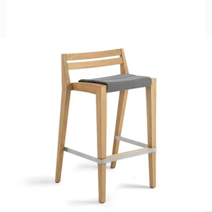 Hot Bán Giá Rẻ Quầy <span class=keywords><strong>Bar</strong></span> Phân Tro Rắn Gỗ Hiện Đại Phân Cho Nhà Bếp Da Vòng Ghế Ăn Đồ Nội Thất Thanh - Product Image 5