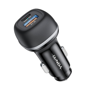 Adaptateur de chargeur de voiture USB C 48W QC3.0 PD30W QC 18W Double Port USB C Chargeur de voiture Compatibilité universelle Téléphone portable - Product Image 1