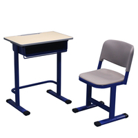 Meubles pour enfants de haute qualité, chaise et bureau en plastique colorés pour la maternelle, table d'étudiant pour enfants