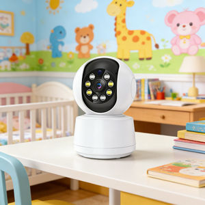 كاميرا أمان منزلية ذكية لاسلكية بدقة 3 ميجابكسل مع واجهة واي فاي ومنفذ Type C، تدعم مراقبة الأطفال وإنذار البكاء والتتبع الذكي للمنزل - Product Image 2