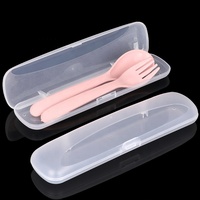 SUNSHING Boîtes de rangement portables pour ustensiles de pique-nique pour adultes, étuis à couverts pour cuillères, fourchettes et baguettes, vente en gros