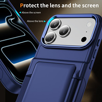 Étui portefeuille à rabat effet cuir pour iPhone 18 Pro Max avec double porte-cartes en TPU et PC - Coque de protection ultra-fine antidérapante - Vente en gros