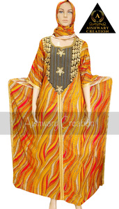 Ladies Luxury Muslim Long Robe With Scarf Custom Casual <b>Plus</b> <b>Size</b> Women's African <b>Kaftan</b> Rayon Abaya Hijab Adults - Product Image 2