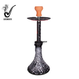 Ensemble de narguilé diversifié Pipe à eau Accessoires de fumée d'eau Bouteille en verre diablement conçue Pipe à eau ChiCha Shisha - Product Image 1