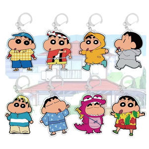 พวงกุญแจอะนิเมะ PVC น้ำหนักเบา ผลิตตามสั่ง ขายส่ง ของที่ระลึก ชินจัง เคคิง คลี ไรเดน โชกุน - Product Image 1