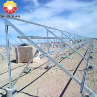 Support de montage de panneaux solaires en aluminium anodisé Trip Solar TP-G et structure de montage de modules