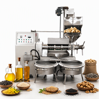 Machine de pressage à froid commerciale automatique pour petites exploitations agricoles, pour huiles de macadamia, de ricin et d'arachide, fabriquée en Chine