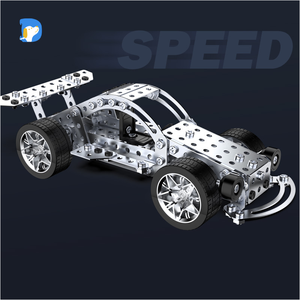 Tay Trên Tự Làm Giáo Dục Xây Dựng Khối Thiết Lập Kim Loại Đồ Chơi Xe Mô Hình Câu Đố Cho Bé Trai Và Bé Gái Lắp Ráp Xây Dựng Đồ Chơi - Product Image 1