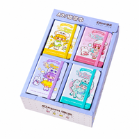 Cuaderno A7 Bunny Paradise con Banda Elástica, 80 Hojas, 80GSM, Marcapáginas de Cinta, 4 Diseños, Papelería Kawaii, Venta al Por Mayor