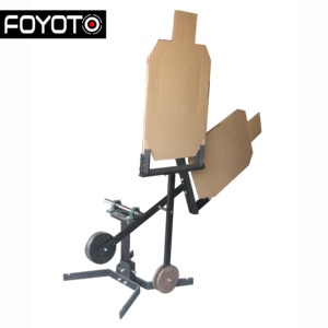 Swing IDPA IPSC Giấy <span class=keywords><strong>Shooting</strong></span> Mục Tiêu Hệ Thống Kim Loại Đứng Cho Cuộc Thi Thư Viện Chụp - Product Image 2